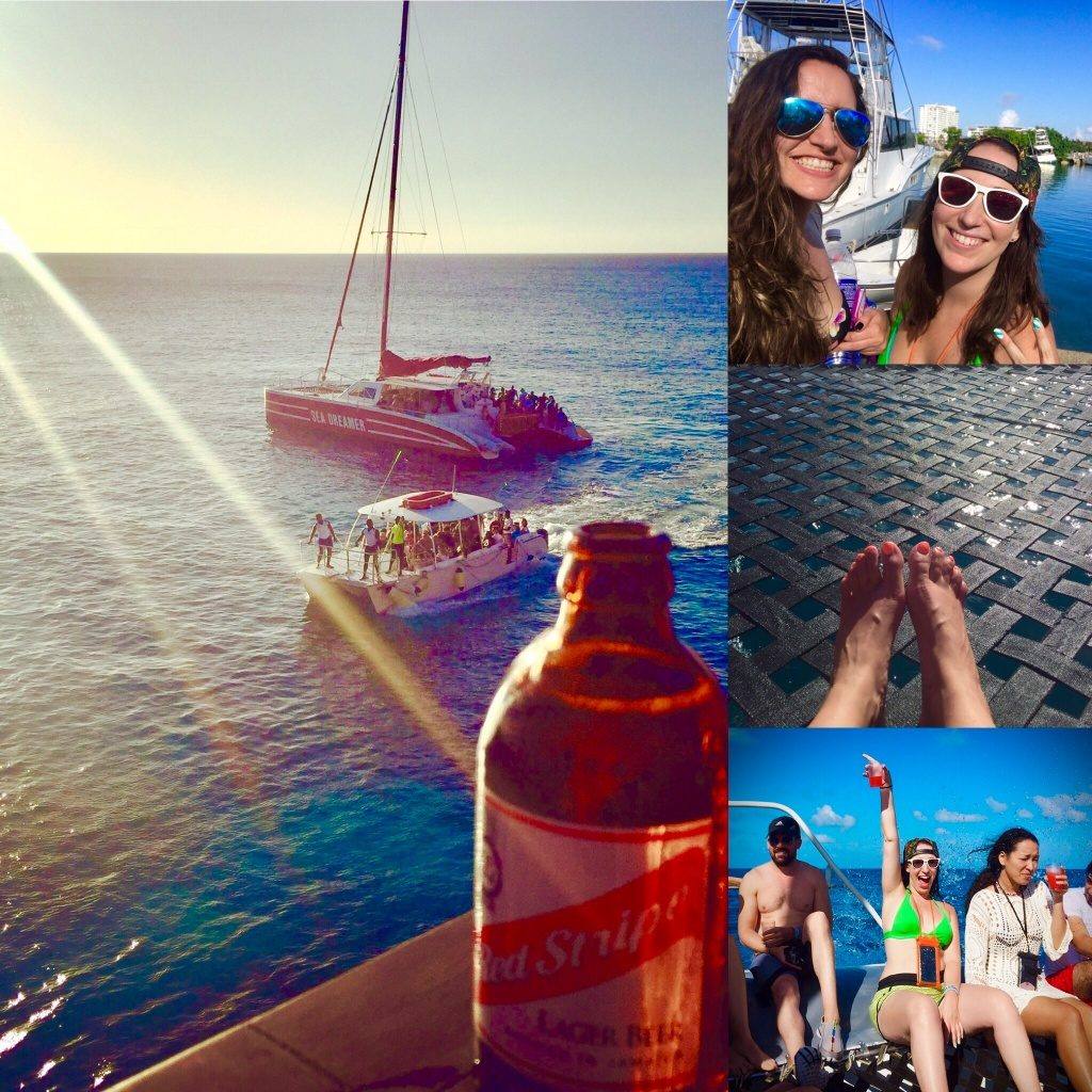 Chill on a catamaran